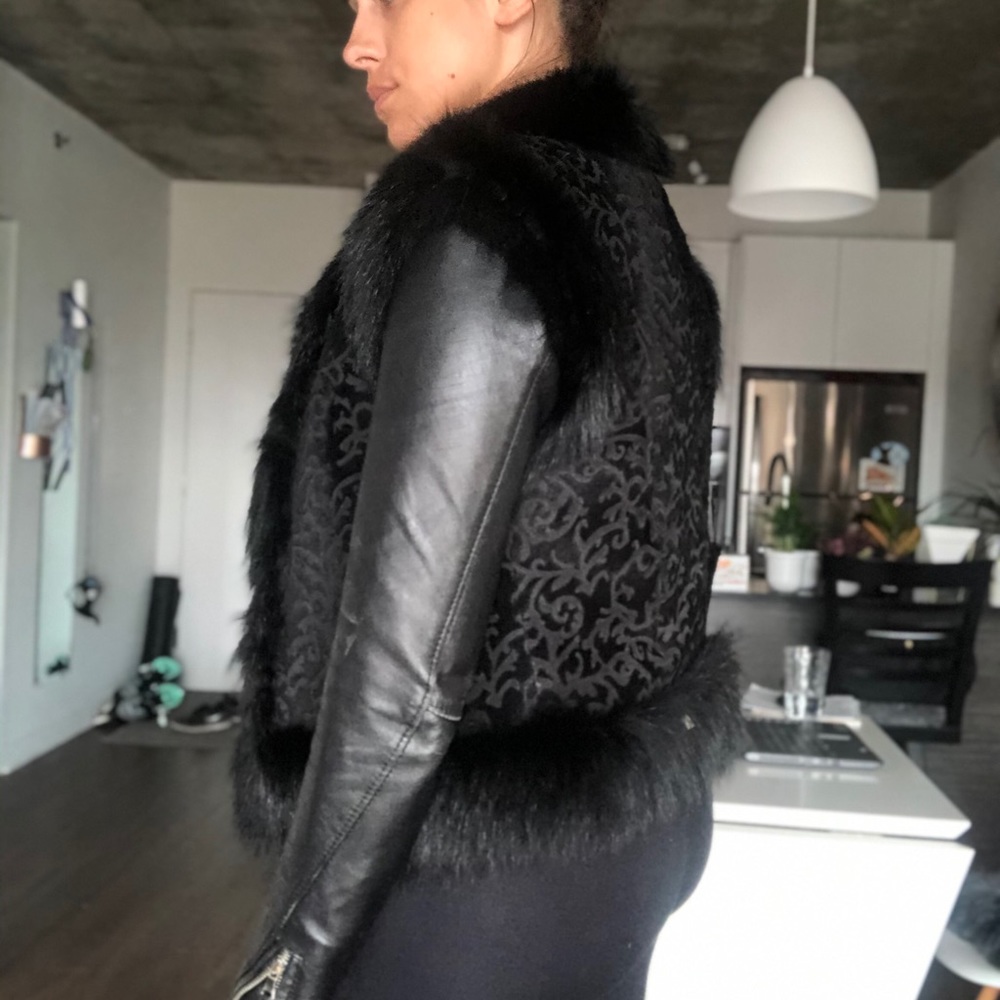 Fox fur vest